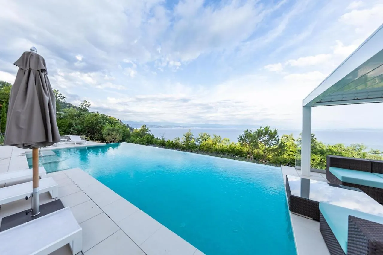 Stunning Kvarner Villa 5 Bedrooms Villa Aura Caesar Stunning Sea Views Private Pool Opatija Medveja 0*,